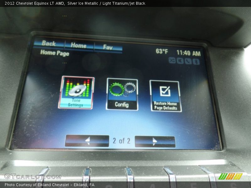 Silver Ice Metallic / Light Titanium/Jet Black 2012 Chevrolet Equinox LT AWD