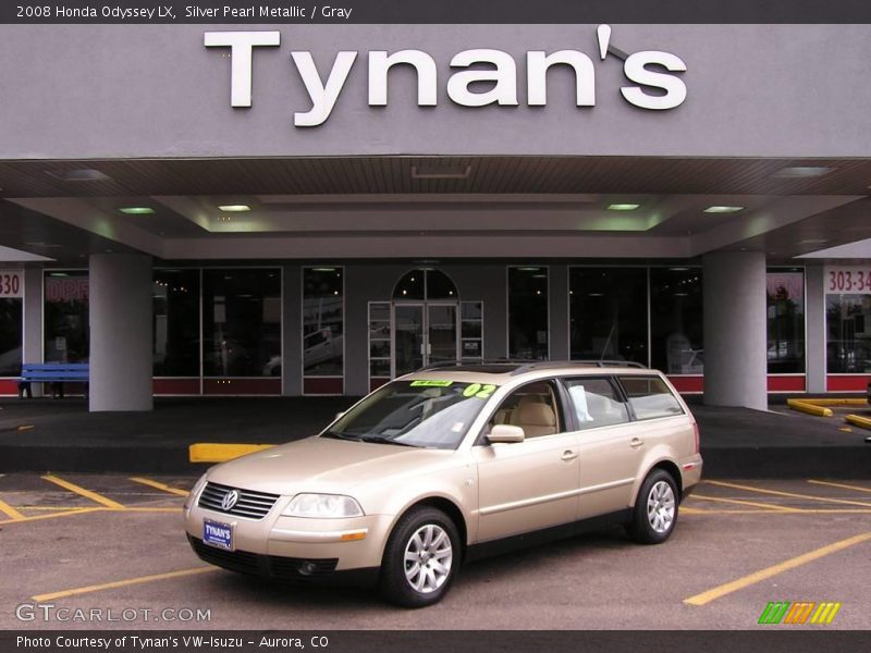 Silver Pearl Metallic / Gray 2008 Honda Odyssey LX