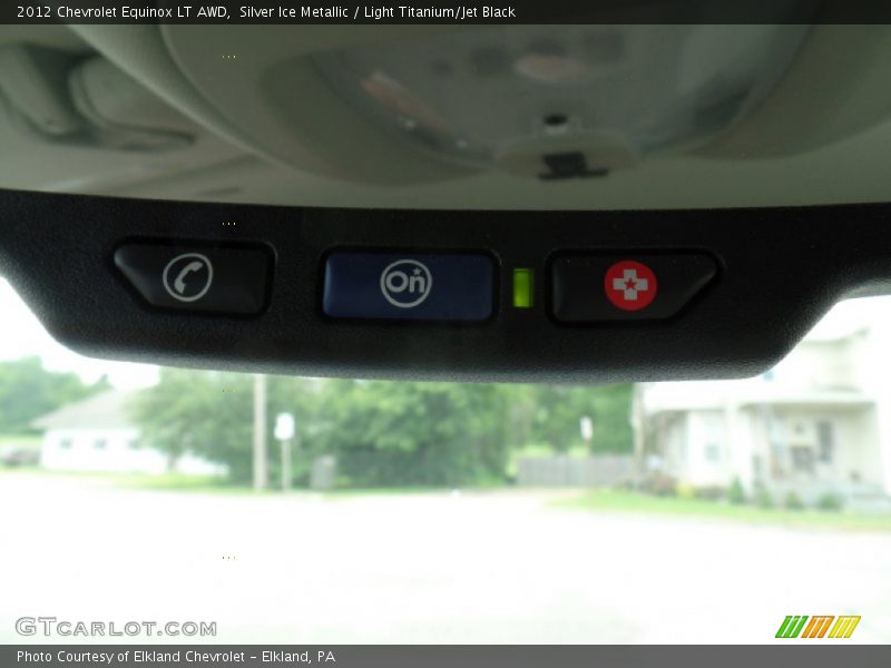 Silver Ice Metallic / Light Titanium/Jet Black 2012 Chevrolet Equinox LT AWD