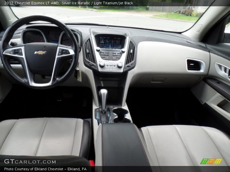 Silver Ice Metallic / Light Titanium/Jet Black 2012 Chevrolet Equinox LT AWD