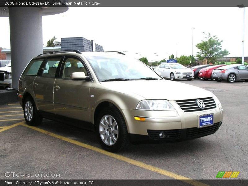 Silver Pearl Metallic / Gray 2008 Honda Odyssey LX