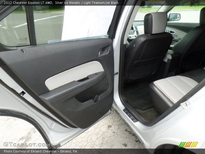 Silver Ice Metallic / Light Titanium/Jet Black 2012 Chevrolet Equinox LT AWD
