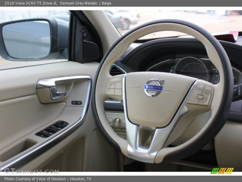 Osmium Grey Metallic / Beige 2016 Volvo XC60 T5 Drive-E