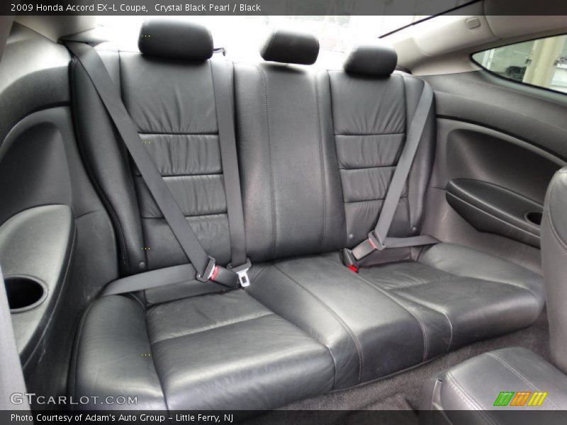 Crystal Black Pearl / Black 2009 Honda Accord EX-L Coupe