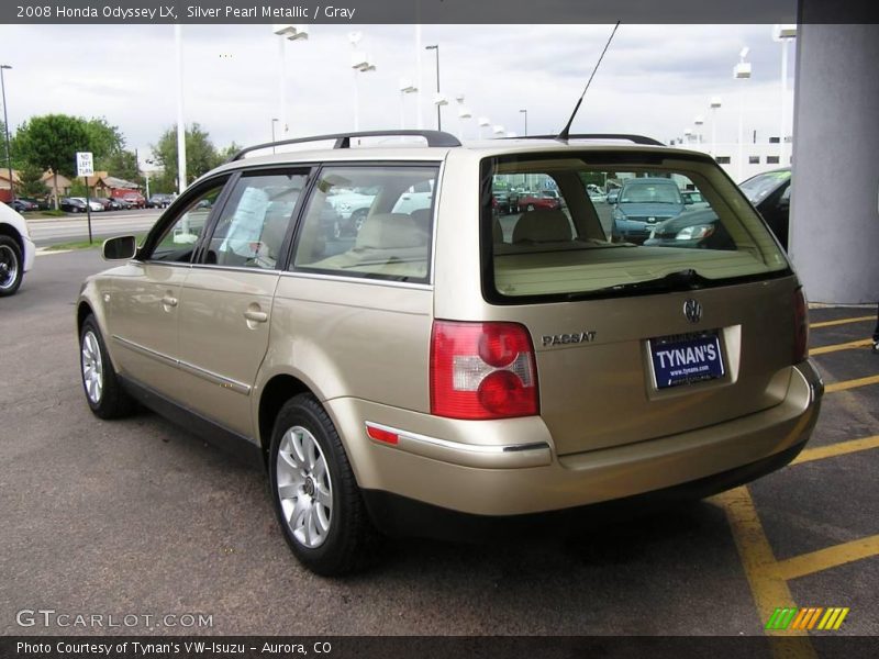 Silver Pearl Metallic / Gray 2008 Honda Odyssey LX