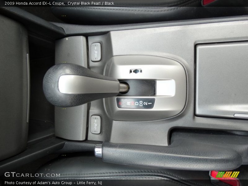 Crystal Black Pearl / Black 2009 Honda Accord EX-L Coupe