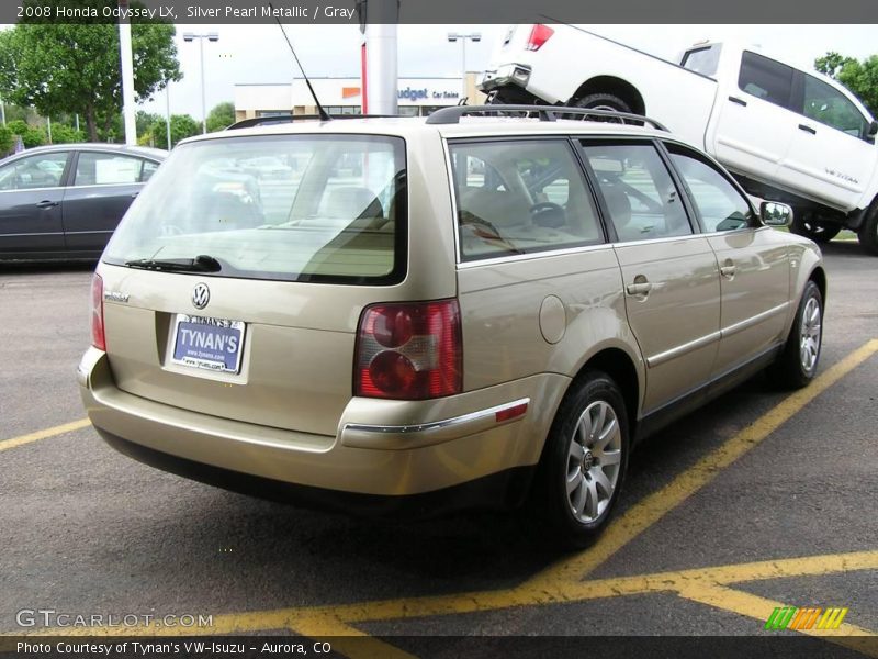 Silver Pearl Metallic / Gray 2008 Honda Odyssey LX