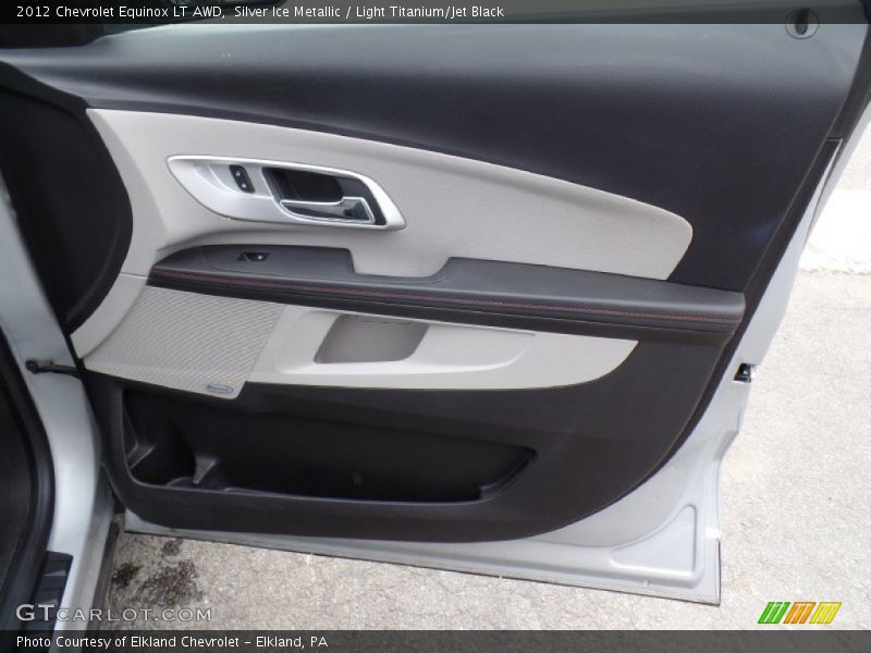 Silver Ice Metallic / Light Titanium/Jet Black 2012 Chevrolet Equinox LT AWD