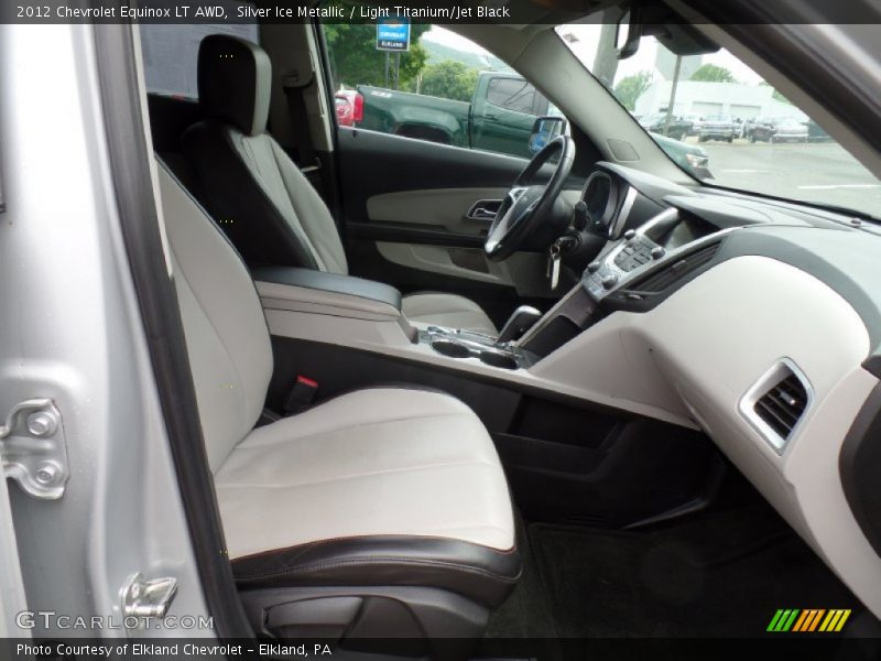 Silver Ice Metallic / Light Titanium/Jet Black 2012 Chevrolet Equinox LT AWD