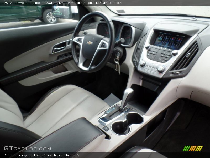 Silver Ice Metallic / Light Titanium/Jet Black 2012 Chevrolet Equinox LT AWD