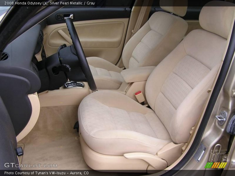 Silver Pearl Metallic / Gray 2008 Honda Odyssey LX