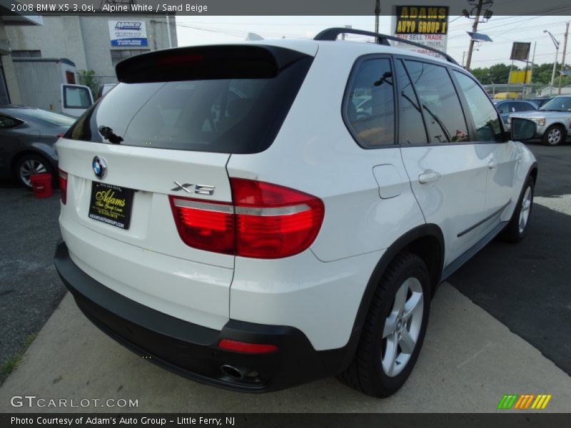 Alpine White / Sand Beige 2008 BMW X5 3.0si