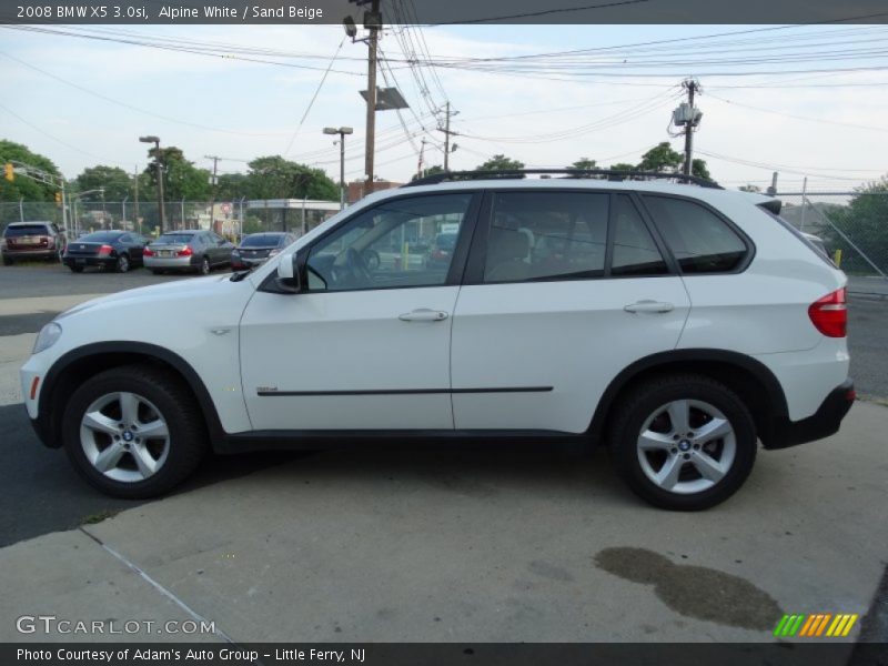 Alpine White / Sand Beige 2008 BMW X5 3.0si