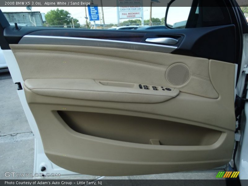 Alpine White / Sand Beige 2008 BMW X5 3.0si