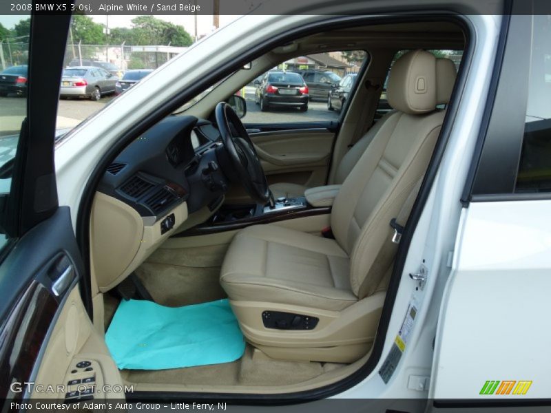 Alpine White / Sand Beige 2008 BMW X5 3.0si