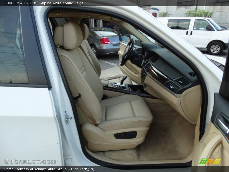 Alpine White / Sand Beige 2008 BMW X5 3.0si