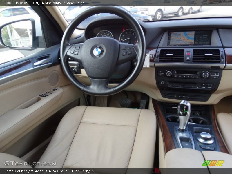 Alpine White / Sand Beige 2008 BMW X5 3.0si