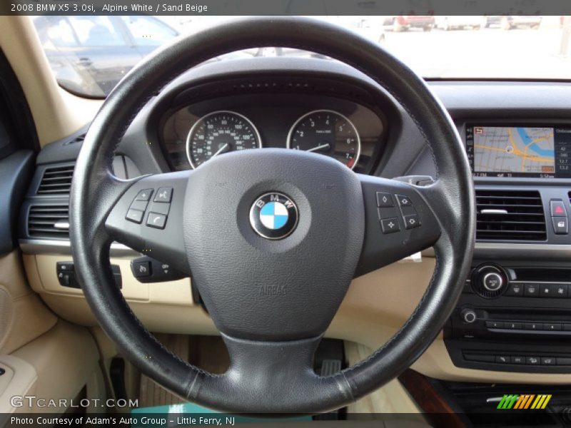 Alpine White / Sand Beige 2008 BMW X5 3.0si