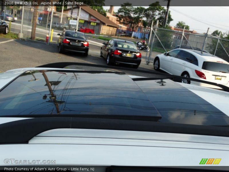 Alpine White / Sand Beige 2008 BMW X5 3.0si