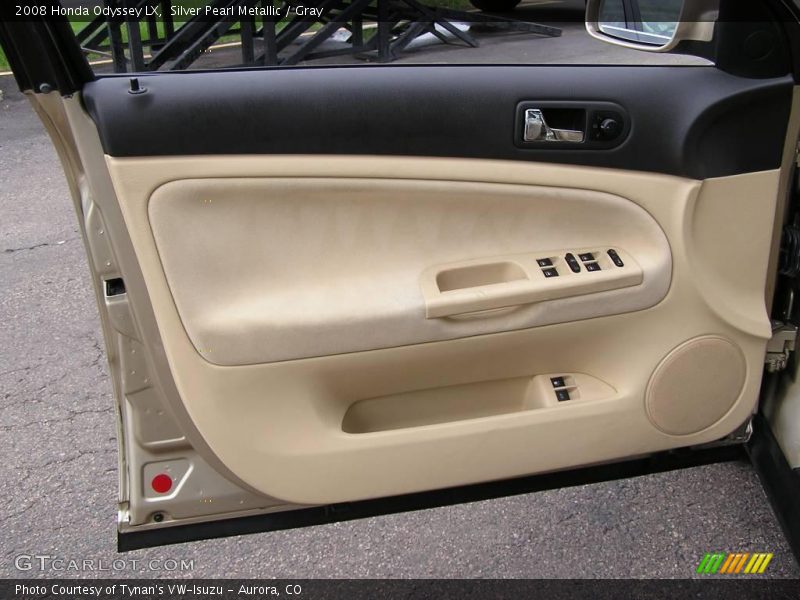Silver Pearl Metallic / Gray 2008 Honda Odyssey LX