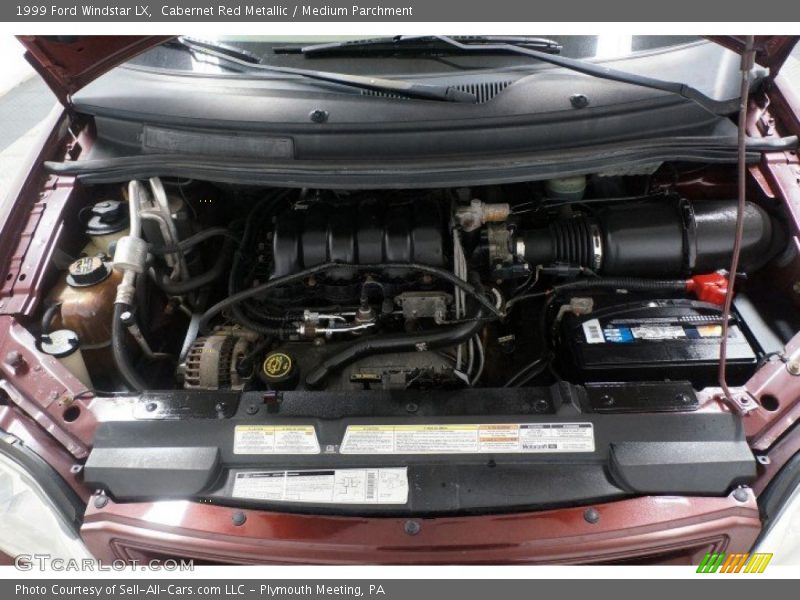 Cabernet Red Metallic / Medium Parchment 1999 Ford Windstar LX
