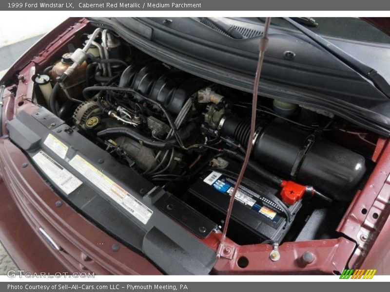 Cabernet Red Metallic / Medium Parchment 1999 Ford Windstar LX