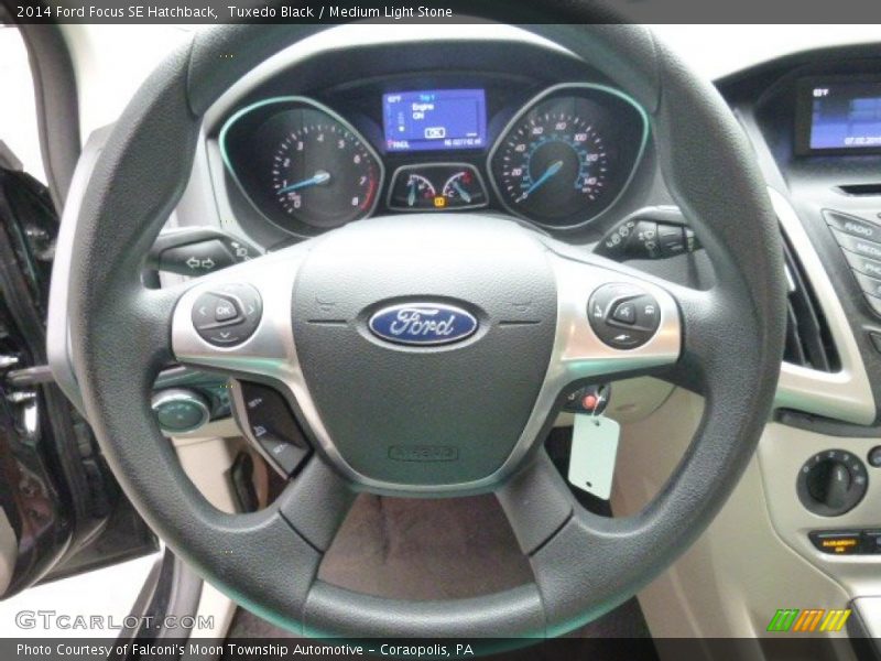 Tuxedo Black / Medium Light Stone 2014 Ford Focus SE Hatchback