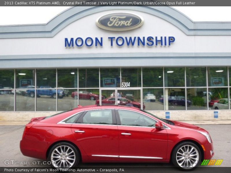 Crystal Red Tintcoat / Very Light Platinum/Dark Urban/Cocoa Opus Full Leather 2013 Cadillac XTS Platinum AWD