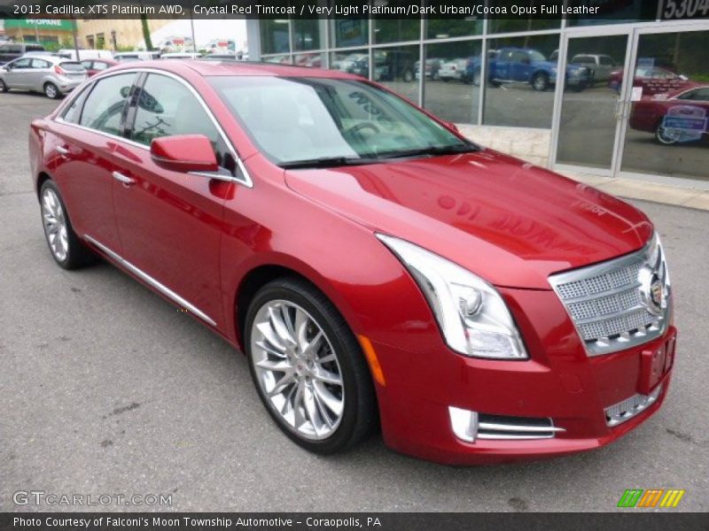 Crystal Red Tintcoat / Very Light Platinum/Dark Urban/Cocoa Opus Full Leather 2013 Cadillac XTS Platinum AWD