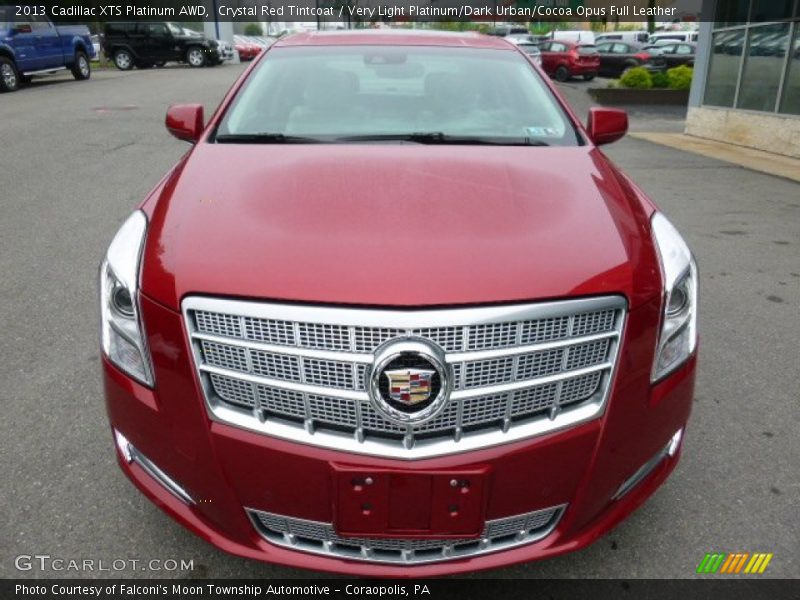 Crystal Red Tintcoat / Very Light Platinum/Dark Urban/Cocoa Opus Full Leather 2013 Cadillac XTS Platinum AWD