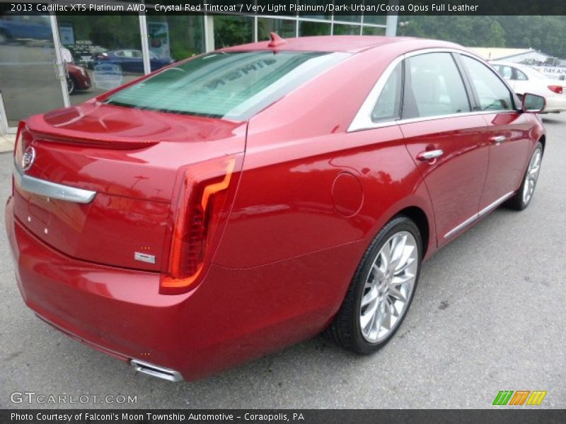 Crystal Red Tintcoat / Very Light Platinum/Dark Urban/Cocoa Opus Full Leather 2013 Cadillac XTS Platinum AWD