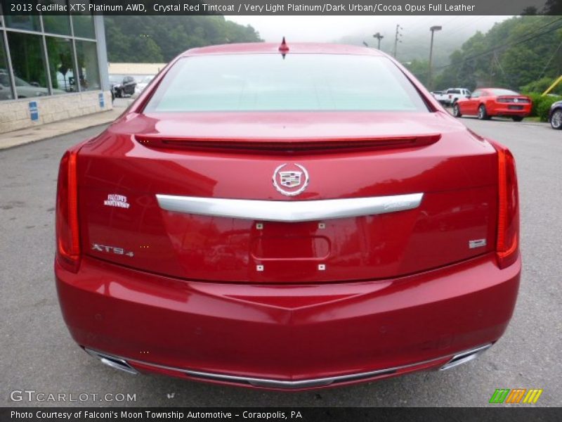 Crystal Red Tintcoat / Very Light Platinum/Dark Urban/Cocoa Opus Full Leather 2013 Cadillac XTS Platinum AWD