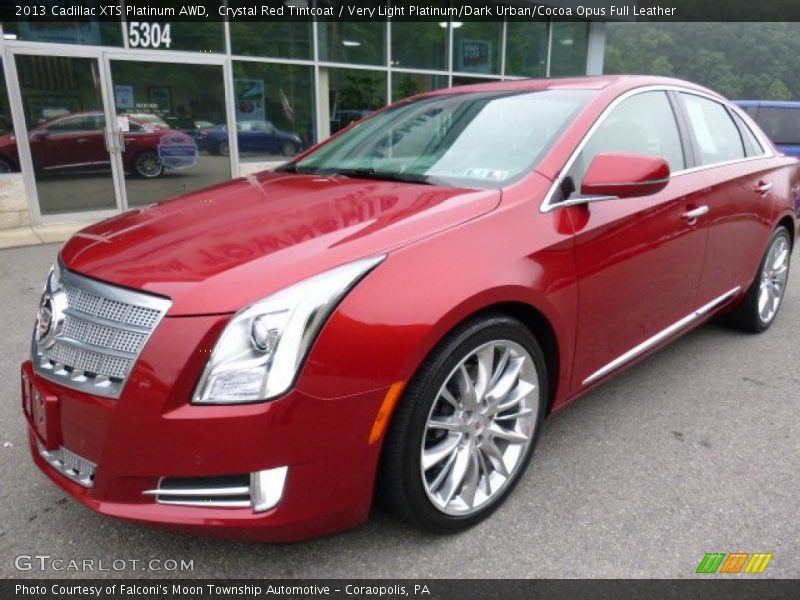 Crystal Red Tintcoat / Very Light Platinum/Dark Urban/Cocoa Opus Full Leather 2013 Cadillac XTS Platinum AWD