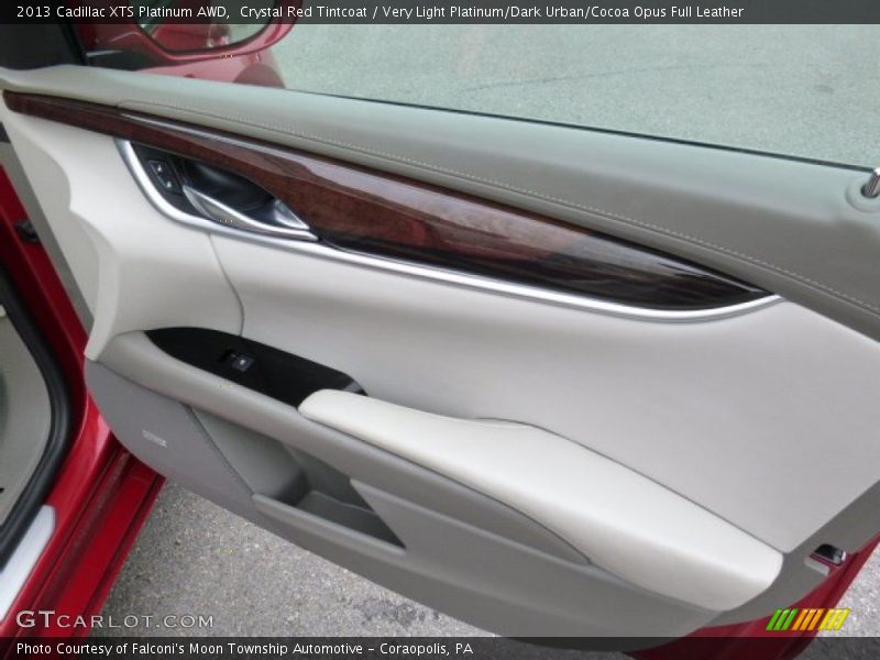 Crystal Red Tintcoat / Very Light Platinum/Dark Urban/Cocoa Opus Full Leather 2013 Cadillac XTS Platinum AWD