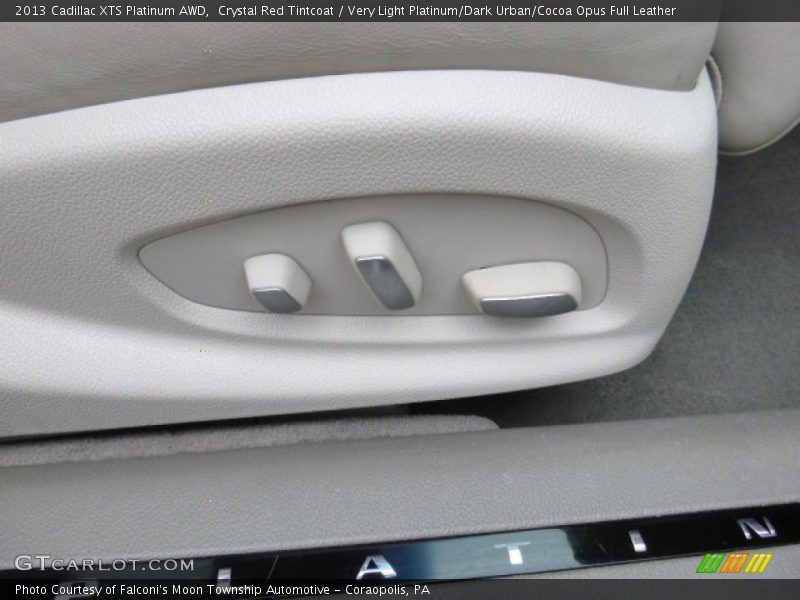 Crystal Red Tintcoat / Very Light Platinum/Dark Urban/Cocoa Opus Full Leather 2013 Cadillac XTS Platinum AWD
