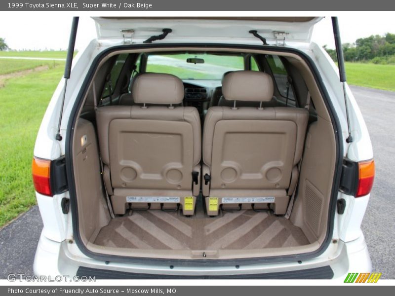 Super White / Oak Beige 1999 Toyota Sienna XLE