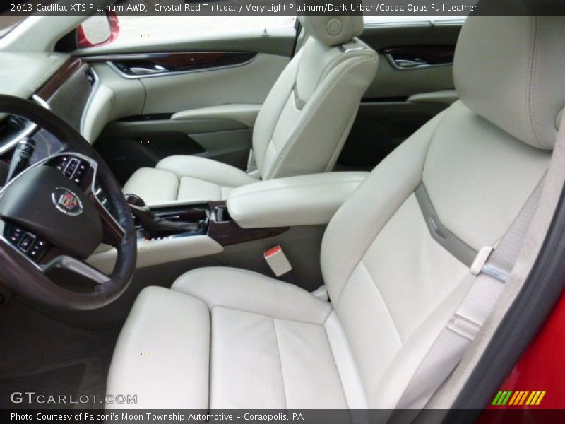 Crystal Red Tintcoat / Very Light Platinum/Dark Urban/Cocoa Opus Full Leather 2013 Cadillac XTS Platinum AWD