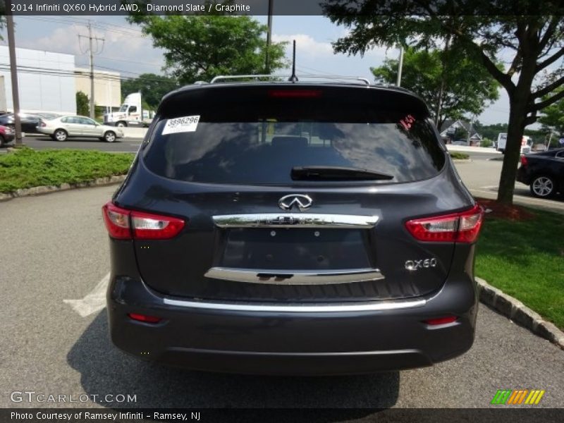 Diamond Slate / Graphite 2014 Infiniti QX60 Hybrid AWD