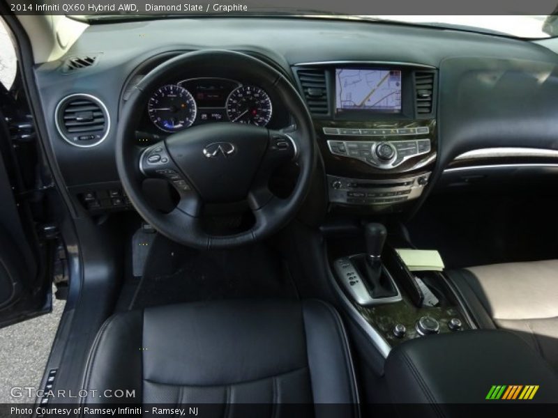 Diamond Slate / Graphite 2014 Infiniti QX60 Hybrid AWD