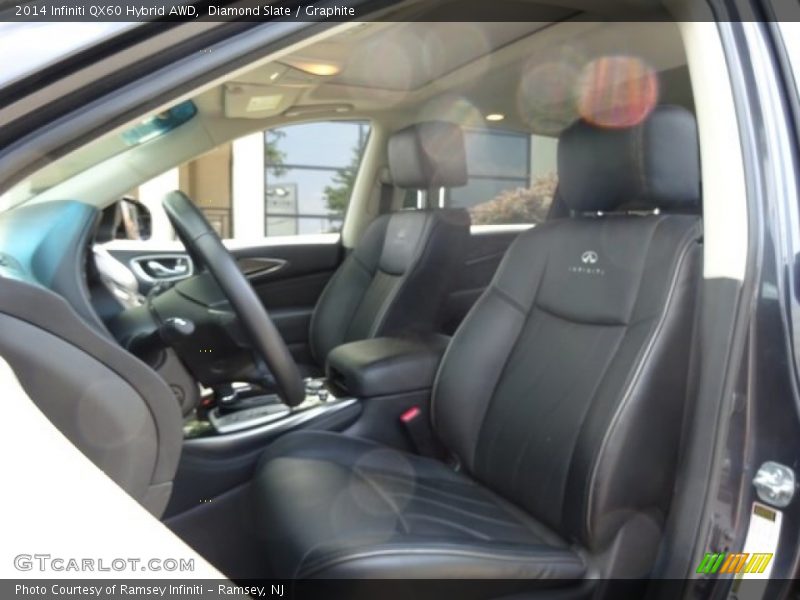 Diamond Slate / Graphite 2014 Infiniti QX60 Hybrid AWD