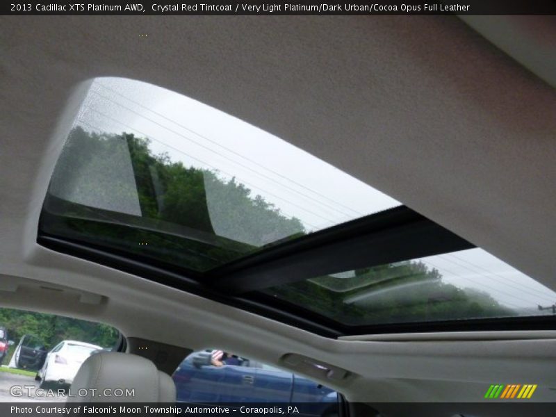 Crystal Red Tintcoat / Very Light Platinum/Dark Urban/Cocoa Opus Full Leather 2013 Cadillac XTS Platinum AWD