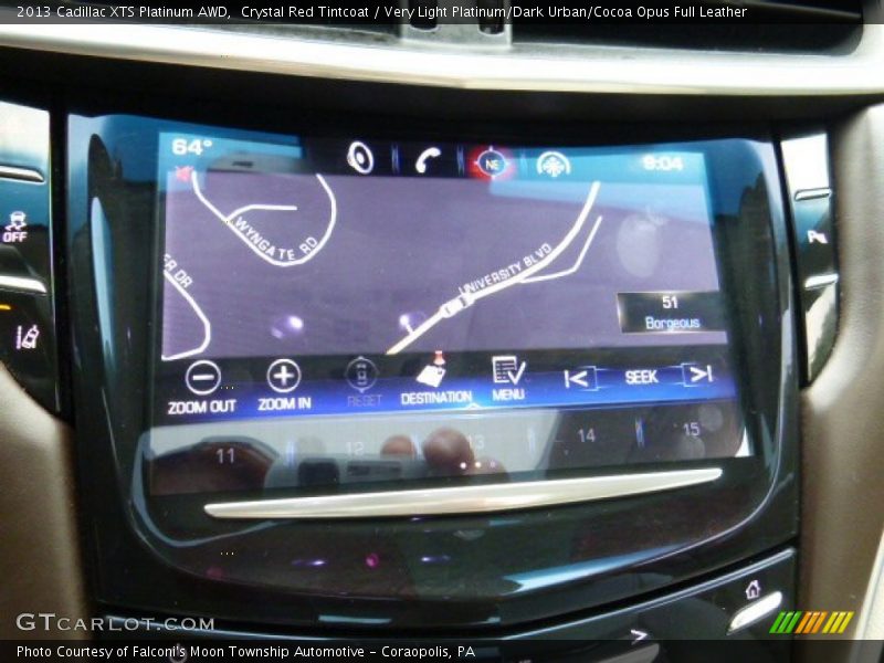 Crystal Red Tintcoat / Very Light Platinum/Dark Urban/Cocoa Opus Full Leather 2013 Cadillac XTS Platinum AWD