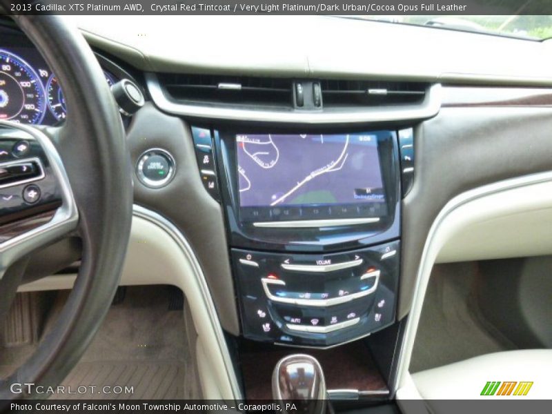 Crystal Red Tintcoat / Very Light Platinum/Dark Urban/Cocoa Opus Full Leather 2013 Cadillac XTS Platinum AWD
