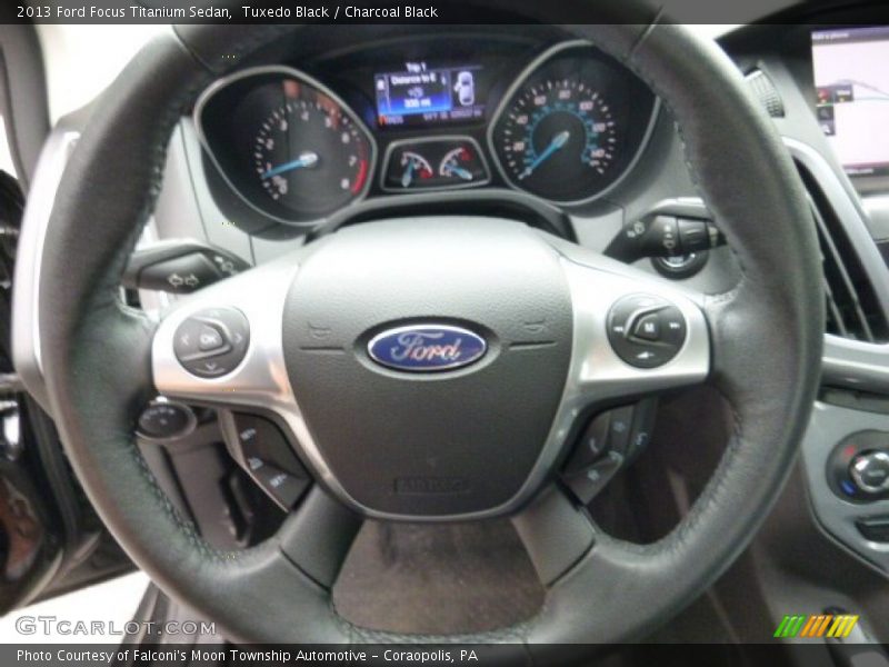 Tuxedo Black / Charcoal Black 2013 Ford Focus Titanium Sedan
