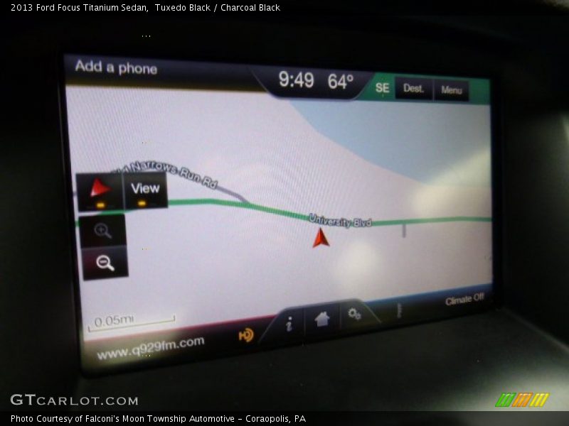 Tuxedo Black / Charcoal Black 2013 Ford Focus Titanium Sedan