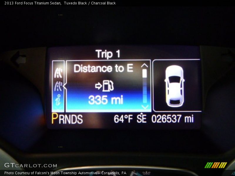 Tuxedo Black / Charcoal Black 2013 Ford Focus Titanium Sedan