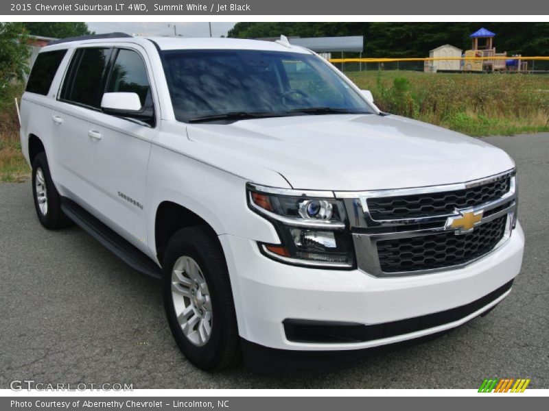 Summit White / Jet Black 2015 Chevrolet Suburban LT 4WD