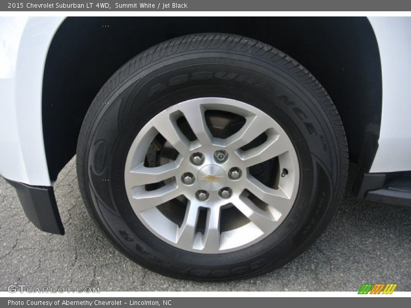 Summit White / Jet Black 2015 Chevrolet Suburban LT 4WD