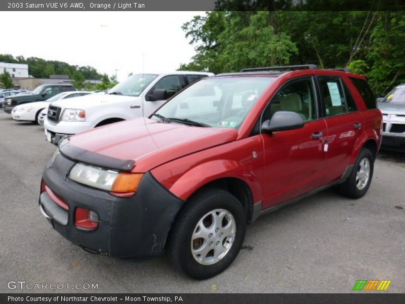 Orange / Light Tan 2003 Saturn VUE V6 AWD