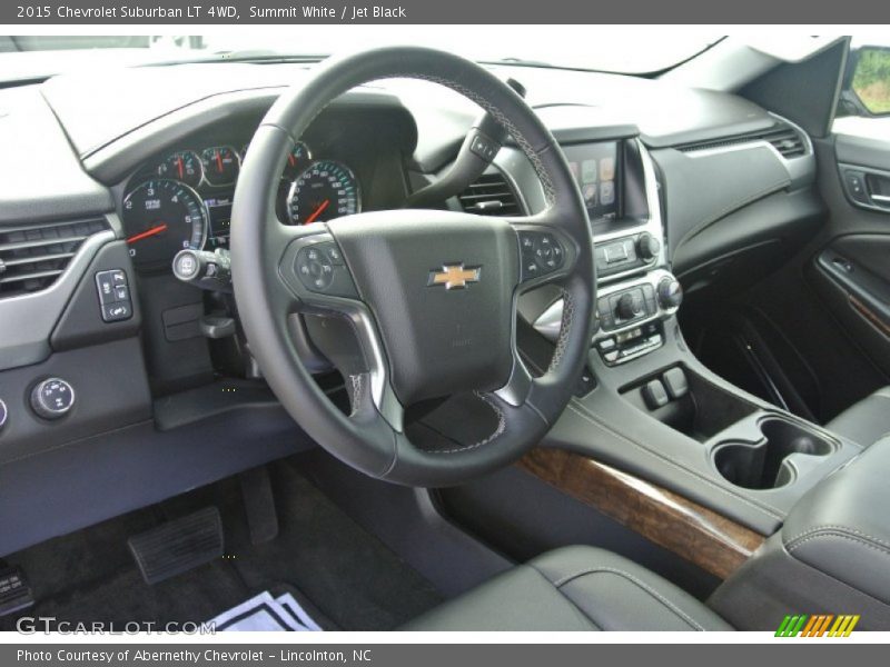 Summit White / Jet Black 2015 Chevrolet Suburban LT 4WD